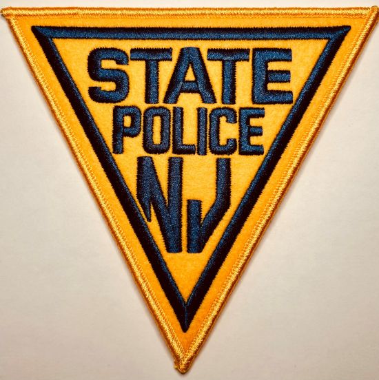NEW JERSEY, NJ. STATE POLICE SHOULDER PATCH.